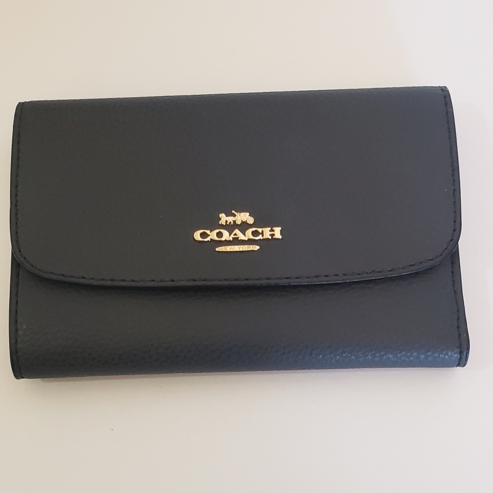 NWT COACH Pebble Envelope Wallet